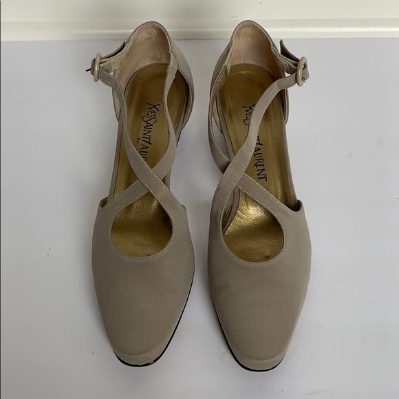 YVES Saint Laurent Putty Color Shoes
